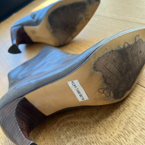 JOHN FLUEVOG 'Kopi Tiam' Boots in Mushroom Gray - Picture 6 of 6